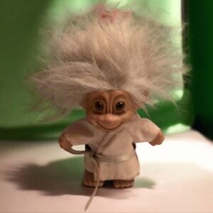 Vintage Thomas DAM TROLL Karate 1977 Troll Doll still looks great today